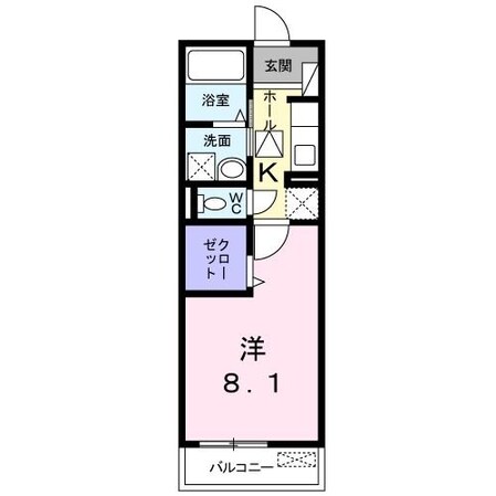 アイビーコート山崎の物件間取画像